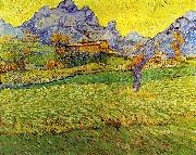 Vincent Van Gogh Meadow in the Mountains Le Mas de Saint Paul oil on canvas